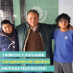 Dos sanlorenceños se consagraron campeones del Torneo Martín Miguel de Güemes de Ajedrez