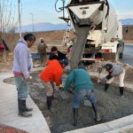 Siguen las obras en el ingreso a Atocha