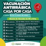 La Municipalidad de San Lorenzo lanza la campaña Vacunación Antirrábica casa por casa.