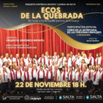 Se presenta la Orquesta Sinfónica Infantil de Salta, dirigida por Carolina Pineda Andrade