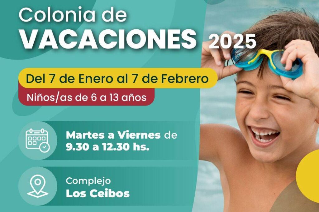 COLONIA DE VACACIONES 2025 EN SAN LORENZO