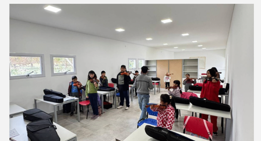 Un futuro en clave musical: más de 40 chicos iniciaron su camino en el Programa Nacional de Orquestas y Coros