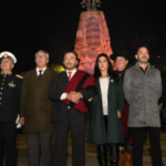 Sáenz presidió la Guardia bajo las Estrellas en homenaje a Güemes