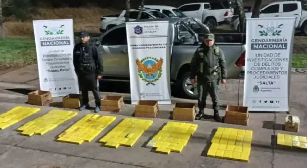 Se incautaron más de 172 kilos de droga en una investigación conjunta de la policía provincial y gendarmería