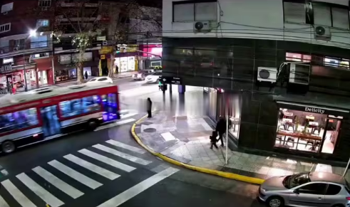 accidente en Recoleta Buenos Aires