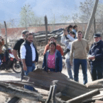 Incendio en Ampliación 20 de Junio: el Gobernador encabezó la respuesta oficial