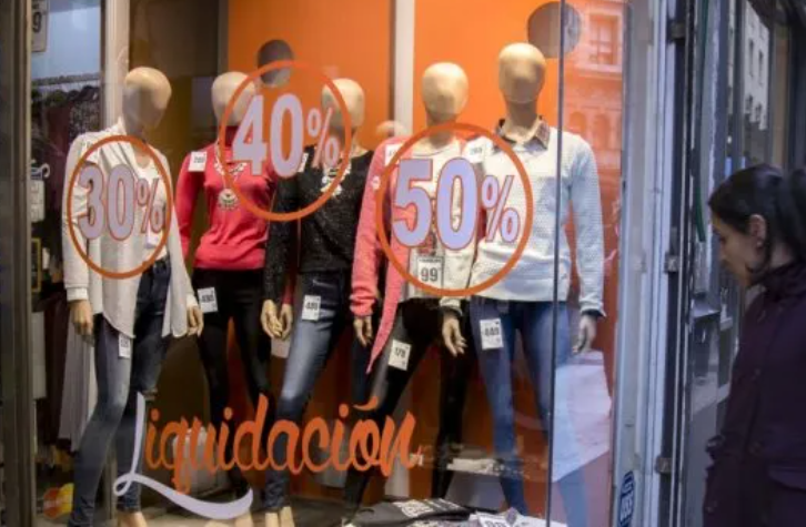 Golpe al consumo: ventas pymes bajaron 5,7% en un mes
