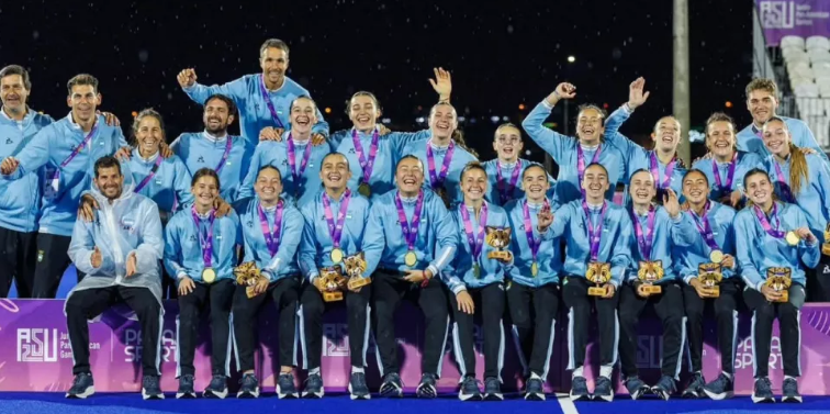 La salteña Bárbara Raposo medalla de oro con “Las Leoncitas” el campeonato Panamericano