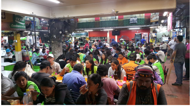 En medio de las obras, el mercado San Miguel dará de comer a más de 500 peregrinos