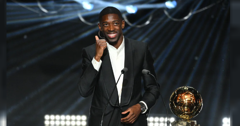 Balón de Oro: Ousmane Dembélé ganó el premio a mejor jugador de la temporada