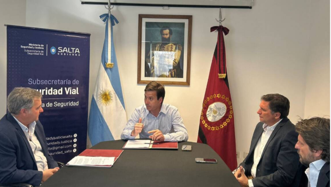 La Municipalidad de San Lorenzo y el Ministerio de Seguridad firmaron un convenio de cooperación en materia vial