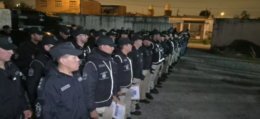 Megaoperativo policial con detenidos por lesiones graves en zona sudeste