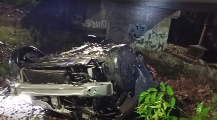 Terrible accidente en San Lorenzo: el conductor está grave