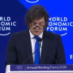 Milei y un guiño a Donald Trump en Davos: “Make Argentina great again“
