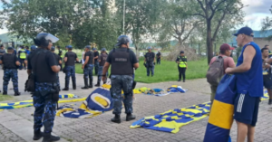 Dispositivo de Seguridad para el partido Boca Juniors VS Gimnasia Esgrima de Chivilcoy