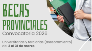 Comienzan las inscripciones para las becas provinciales en la Municipalidad de San Lorenzo