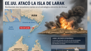 Tensión en el estrecho de Ormuz: Estados Unidos bombardeó lanzadores iraníes en Larak